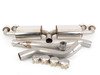 ES#2827416 - SSXAU292 - Cat-Back Exhaust System - Non-Resonated - 2.75" stainless steel with quad special polished tips - Milltek Sport - Audi