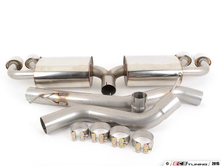 ES#2827416 - SSXAU292 - Cat-Back Exhaust System - Non-Resonated - 2.75" stainless steel with quad special polished tips - Milltek Sport - Audi
