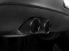 ES#2986535 - 006555ecs04a02KT - ECS UNIVERSAL Swivel Exhaust Tips - 3.5" Black Chrome - Pair - Stainless Steel exhaust tips featuring swivel attachments for maximum adjustability. 2.5" Swivel Inlet / 3.5" Double Wall, Slant Cut Outlet - ECS - Audi BMW Volkswagen Mercedes Benz MINI Porsche