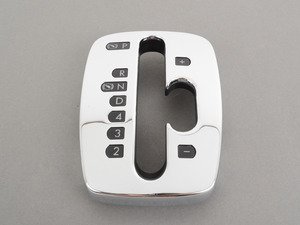 ES#252707 - 1J07135972ZZ - Tiptronic Shifter Bezel - Chrome - Chrome bezel surrounding shift lever - Genuine Volkswagen Audi - Volkswagen