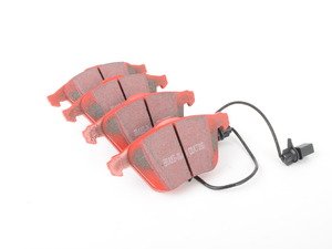 ES#2587670 - DP31495CKT - Front & Rear RedStuff Performance Brake Pad Kit - Includes front & rear pads, anti-rattle springs, and brake compound - EBC - Audi