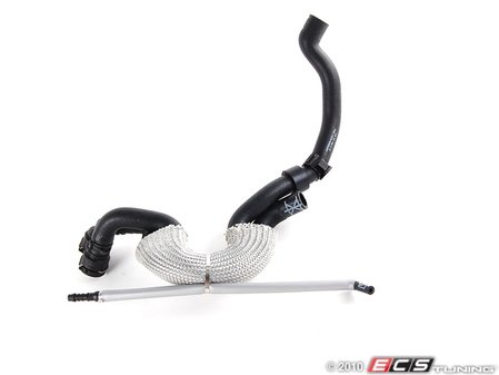 ES#259183 - 1J0121156AT - Heater Hose - (NO LONGER AVAILABLE) - 4-way heater hose with quick coupling piece & attachment for bracket, connects to heater core - Genuine Volkswagen Audi - 