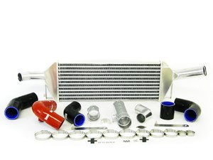 ES#1832497 - FMINTA4B5R - Front Mount Intercooler Kit - Red Hoses - Lower charge air temperature, increase power - Forge - Audi