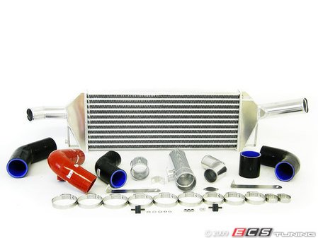 ES#1832497 - FMINTA4B5R - Front Mount Intercooler Kit - Red Hoses - Lower charge air temperature, increase power - Forge - Audi