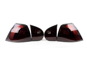 ES#2771561 - HVWG5TL-LED-RR - Dark Cherry Golf R Style LED Tail Lights - (NO LONGER AVAILABLE) - Get a stealth look for your vehicle while adding Golf R looks - Helix - 
