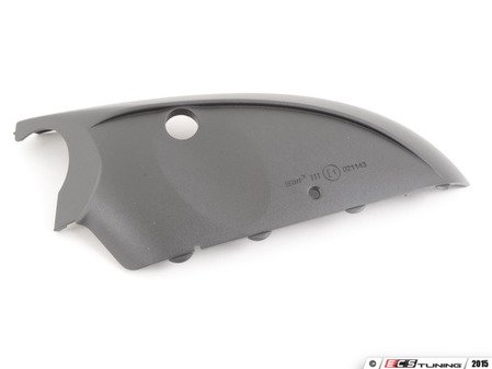 ES#2555296 - 4G0858523A01C - Lower Mirror Assembly Trim - Satin Black - Left - Bottom trim piece for the mirror housing - Genuine Volkswagen Audi - Audi