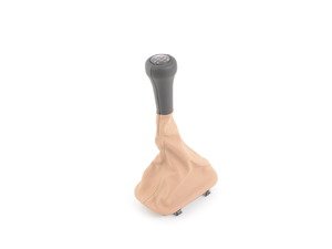 ES#46959 - 25112230215 - M shift knob with boot  - (NO LONGER AVAILABLE) - 5 Speed shift with natural leather boot - Genuine BMW - 