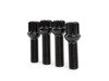 ES#2952352 - 003901ECS3845BB - Ball Seat Locking Wheel Bolt Kit - (NO LONGER AVAILABLE) - Black zinc coated wheel lock bolts made specifically for ECS Flush kits. M14x1.5x38mm/M14x1.5x45mm - ECS - 