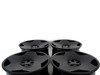 ES#2959741 - 081-04KT4 - 18" Style 081 - Set Of Four - (NO LONGER AVAILABLE) - 18"x8.5" ET35 / 18"x9.5" ET35 5x112 - Matte Black - Alzor - 