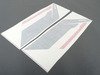 ES#2959981 - PM100332 - APR Sideburn Sticker - Black/Red - Set of 2 APR side fender decals - APR - Audi Volkswagen