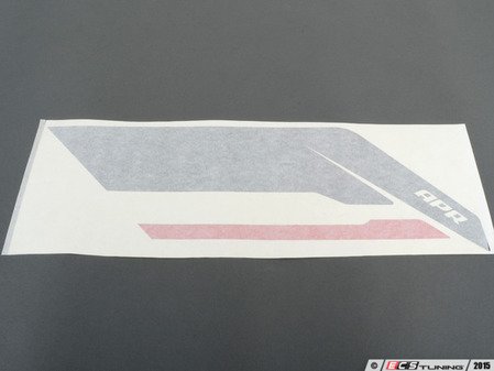 ES#2959981 - PM100332 - APR Sideburn Sticker - Black/Red - Set of 2 APR side fender decals - APR - Audi Volkswagen