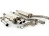 ES#2827244 - SSXAU006 - Cat-Back Exhaust System - Resonated - (NO LONGER AVAILABLE) - 2.75" stainless steel with twin 76.2mm polished tips - Milltek Sport - 