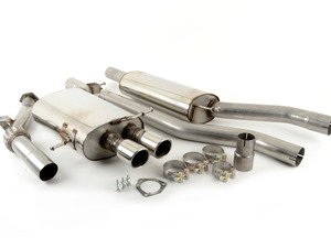 ES#2827244 - SSXAU006 - Cat-Back Exhaust System - Resonated - (NO LONGER AVAILABLE) - 2.75" stainless steel with twin 76.2mm polished tips - Milltek Sport - 
