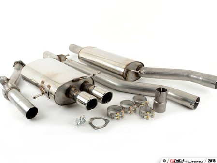 ES#2827244 - SSXAU006 - Cat-Back Exhaust System - Resonated - (NO LONGER AVAILABLE) - 2.75" stainless steel with twin 76.2mm polished tips - Milltek Sport - 