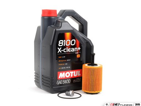 ES#2738453 - 3374650018812kt - Premium Oil Service Kit  - Service your TDI with premium 8100 X-Clean+ synthetic oil - Assembled By ECS - Audi