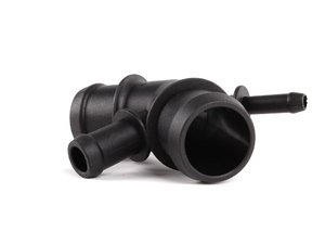 ES#2497437 - 1J0121087C - Coolant Distribution Pipe - Plastic 3-way outlet at upper radiator hose - URO - Audi Volkswagen