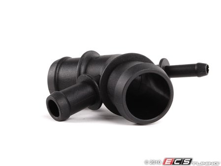 ES#2497437 - 1J0121087C - Coolant Distribution Pipe - Plastic 3-way outlet at upper radiator hose - URO - Audi Volkswagen