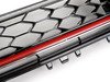 ES#2794984 - 009510BRP04 - GTI Lighting Package Grille - With Red Strip - Gloss black honeycomb with red strip and badge holders - Bremmen Parts - Volkswagen