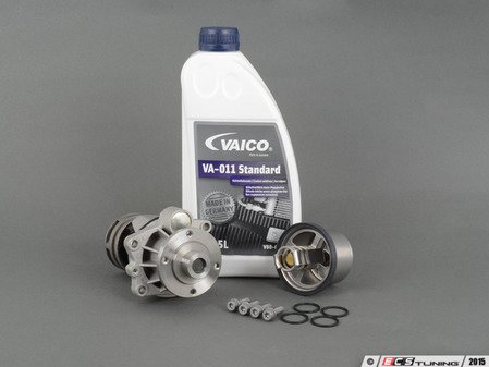 ES#2960114 - 11517838201KT - Water Pump And Thermostat Kit - Includes everything you need to replace your water pump and thermostat with high quality German-made components. - Assembled By ECS - BMW