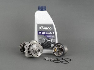 ES#2960121 - 11517838201kt2KT - Water Pump And Thermostat Kit - Includes German-made OE water pump and thermostat with everything you need to install - Assembled By ECS - BMW