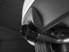 ES#2986537 - 003358ecs03a02KT - ECS UNIVERSAL Swivel Exhaust Tips - 4.0" Black Chrome - Pair - Stainless Steel exhaust tips featuring swivel attachments for maximum adjustability. 2.5" Swivel Inlet / 4.0" Double Wall, Slant Cut Outlet - ECS - Audi BMW Volkswagen Mercedes Benz MINI Porsche