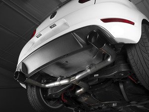 ES#2918647 - 003358ECS02-02KT - MK6 GTI 2.0T 3.0" Valved Cat-Back Exhaust System - Black Chrome, Swivel Tips - ECS evolutionary design and manufacturing, blending with raw emotion, desire and passion, creating a truly unique driving experience - ECS - 