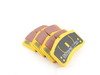 ES#521147 - DP4997R - Front YellowStuff Performance Brake Pad Set - EBC's premium sport street pad that offers high friction levels and heat fade resistance - EBC - Audi Volkswagen Porsche