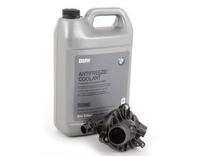 ES#2713410 - 11537601158KT - Thermostat Replacement Kit - Includes coolant - Genuine BMW - BMW