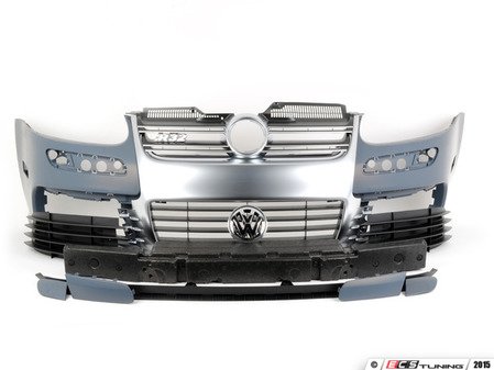 ES#1304127 - 1K0696001 - R32 Front Bumper Conversion - (NO LONGER AVAILABLE) - Convert your front end to the US-Spec MKV R32. Comes primed and ready for paint - Genuine Volkswagen Audi - 