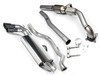 ES#2862439 - tb1002KT - 3" Turbo Back Exhaust System - Non-Resonated - Get that Exhaust tone you've been looking for! Features 3" turboback construction with twin 3" black "GT80" style tips - Milltek Sport - Volkswagen