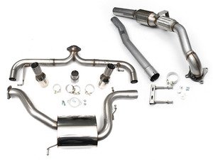 ES#2862459 - tbmk6gtiKT - MK6 GTI 2.0T 3" Race Turbo Back Exhaust System - Non-Resonated - Get that Exhaust tone you've been looking for! Features 3" turboback construction with dual 3""GT100" style tips - Milltek Sport - Volkswagen