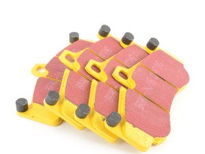 ES#520877 - DP41516R - YellowStuff Performance Brake Pad Set - EBC's premium sport street pad that offers high friction levels and heat fade resistance - EBC - Porsche