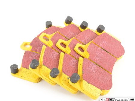 ES#520877 - DP41516R - YellowStuff Performance Brake Pad Set - EBC's premium sport street pad that offers high friction levels and heat fade resistance - EBC - Porsche