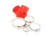 ES#2954074 - 034-112-6007-RED - Silicone Throttle Body Boot - Red - Replaces the troublesome and weak "Y" boot - Includes clamps - 034Motorsport - Audi