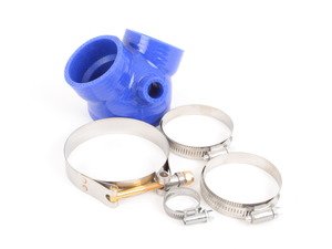 ES#2954075 - 034-112-6007BLUE - Silicone Throttle Body Boot - Blue (NO LONGER AVAILABLE)  - Replaces the troublesome and weak "Y" boot - Includes clamps - 034Motorsport - 