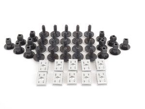 ES#2877401 - n90974701KT2 - Front Fender Liner Hardware Kit - Includes all necessary hardware for both front fender liners - Genuine Volkswagen Audi - Volkswagen