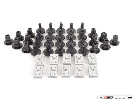 ES#2877401 - n90974701KT2 - Front Fender Liner Hardware Kit - Includes all necessary hardware for both front fender liners - Genuine Volkswagen Audi - Volkswagen