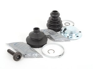 ES#2771892 - 8E0498201FKT1 - rear CV Joint Refresh Kit - Priced Each - Includes both inner & outer boots with hardware - Services one axle - Assembled By ECS - Audi