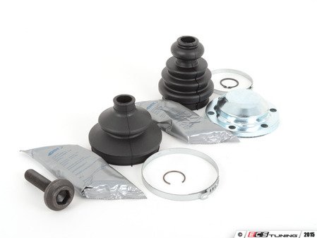ES#2771892 - 8E0498201FKT1 - rear CV Joint Refresh Kit - Priced Each - Includes both inner & outer boots with hardware - Services one axle - Assembled By ECS - Audi