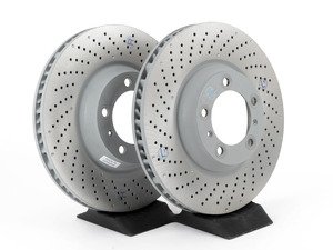 ES#2532228 - 99735140990KT - Front Brake Rotors - Pair (350x34) - Restore the stopping power in your vehicle. - Genuine Porsche - Porsche