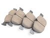 ES#2777478 - 34116793244KT6 - Front And Rear Brake Service Kit  - Featuring ECS V5 coated rotors and ECS DD23 "Daily Driver" ceramic pads. - Assembled By ECS - BMW
