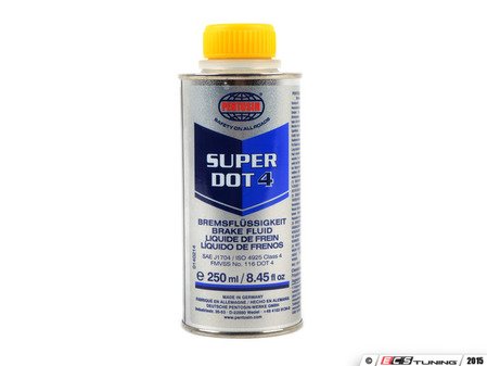 ES#1971190 - BF-1/4L -  Super DOT4 Brake Fluid - 250mL - (NO LONGER AVAILABLE) - Boiling Point - Dry 265C (509F) / Wet >165C (329F) - Pentosin - 