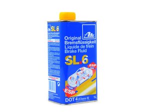 ES#1899346 - SL6 - SL6 Brake Fluid - 1 Liter - A low viscosity fluid replacing DOT 4 fluid. Boiling point - Dry 265C (509F) / Wet 175C (347F) - ATE - Audi BMW Volkswagen MINI