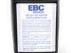 ES#2072516 - BF307 - Sport Brake Fluid - 500mL - DOT4 compliant. Boiling point - Dry 307C (585F) / Wet 185C (365F) - EBC - Audi BMW Volkswagen Mercedes Benz MINI