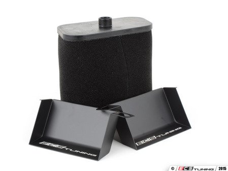 ES#2855466 - 003384ECS01KT1 - Ultimate Performance Air Scoop Kit - Black - Includes ECS Performance Air Scoops and a Pipercross Performance Air Filter! - Assembled By ECS - BMW