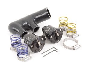 ES#2550535 - FMDV996BBL - Piston Style Recirculation Valves - Pair - (NO LONGER AVAILABLE) - Beautiful annodized black valves with black silicone hose included - Forge - 