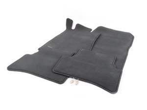 ES#1820805 - 66293411 - Carpeted Floor Mat Set - Anthracite - Genuine Mercedes Benz - Mercedes Benz