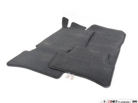 ES#1820805 - 66293411 - Carpeted Floor Mat Set - Anthracite - Genuine Mercedes Benz - Mercedes Benz