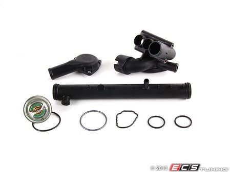 ES#257346 - VR612VTHKWT - ECS Tuning Water Pipe Kit - Stage 1 - Replace your commonly leaking or failed plastic cooling pieces with this Stage 1 Cooling System Kit - Features OEM plastic water pipe - Assembled By ECS - Volkswagen
