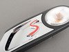 ES#173523 - 63132751969 - Side Turn Signal & Grille "S" - White - Left Pre LCI  - Chrome insert with red S on side and surround, has frosted lens - Genuine MINI - MINI